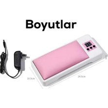 Storemax Aee® Uv LED Oje Kurutucu ve El Yastığı – 30S/60S/90S Zaman Ayarlı, Su Geçirmez Deri Kol Dayanağı, Jel Oje Kurutma Makinesi Profesyonel & Ev Kullanımı Için