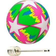 Storemax Mta -Tech Renkli Top, Oyun Topu, Şişme, Dayanıklı, Çocuklar Için Spor ve Eğlence Oyuncak Topu | Plaj, Bahçe, ve Havuzda Kullanıma Uygun, 1 Adet Top Şişirme Iğnesi Hediyeli