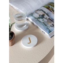 The Mia Mermer Bardak Altlığı J