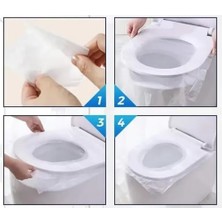 Storemax Klozet Kapak Örtüsü Dispenseri, Tek Kullanımlık Hijyenik - 50 Adet, Seyahat, Otel, Avm, Okul,