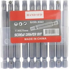 Storemax Sfd Torx Uç Seti, T30 75MM, 10 Adet