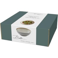 Storemax Salata Kasesi, Kase/taş Kase, Bulaşık Makinesinde Yıkanabilir, 30 cm Çapında, Krem/krem