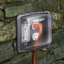 Storemax MM2420C Bell 2-Gang Metalik Olmayan Dikey Montaj Hava Koşullarına Dayanıklı Kılıf - Şeffaf