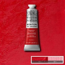 Storemax Reeves Winton Yağlı Boya 37 ml / 1,25 Fl.oz. Kadmiyum Kırmızı Derin Ton # 6 (3'lü Kutu)