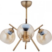 Avonni AV-7013-393-3E Eskitme Kaplama Modern Avize E27 Metal Cam 53 cm