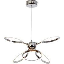 Avonni AV-7014-6172-6K Krom Kaplama Modern Avize LED Alüminyum Silikon 58X58 cm