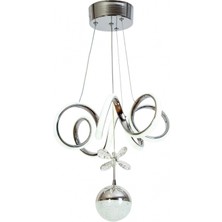 Avonni AV-7014-6141-6K-1TK Krom Kaplama Modern Avize LED Alüminyum Silikon 33X33 cm