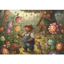 El Emeği Sihirli Bitkiler Puzzle Yapboz 99 Parça