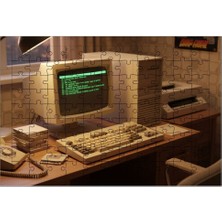 El Emeği Retro Bilgisayar Puzzle Yapboz 99 Parça