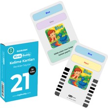 Bigibuddy WordsBuddy Renkler ve Sayılar - Sesli Türkçe-İngilizce Akıllı Kelime Kart Seti (BigiOne Uyumlu)