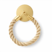 Gold Be Yapışkanlı Halat Ipli Havlu Veya Tuvalet Kâğıdı Askısı – Delme Gerektirmez