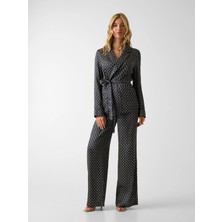 Guess Elida Kemerli Kadın Çok Renkli Blazer Ceket 6RGN087435A-PM7F