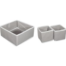 Storemax Helen's Home 4'lü Kelebek Dolap Içi ve Çekmece Içi Düzenleyici Organizer Giysi, Çorap, Iç Çamaşırı Saklama Kutu Seti