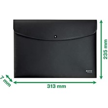 Storemax Evrak Cuzdani A4 Pp Siyah, Siyah