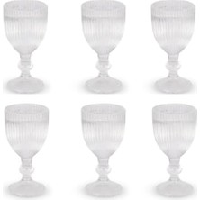 Storemax 6’lı Cam Kahve Yanı Su Bardağı – Şık ve Zarif Tasarım, 10 cm Yükseklik