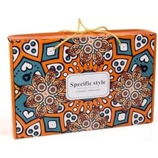 Storemax 6'lı Desenli Porselen Kase Seti 320 Ml, Çorbalık, Kahvaltılık, Atıştırmalık Kase Hediyelik Kutulu,çok Renkli, FAN03