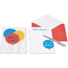 Storemax Greetings Doğum Günü Partisi Davetiyeleri, Balonlar (25 Adet)