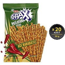 Storemax Eti Crax Patlayan Lezzet Acı Baharatlı Çubuk Kraker 50 G x 20 Adet