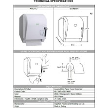 Storemax Rulo Kağıt Havlu Dispenseri Manuel K8T