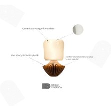 Storemax Marshmallow Masa Lambası – Modern Dekoratif Aydınlatma, Çok Renkli E14 Elektrikli Lamba, Genç ve Çocuk Odası Için Hediye