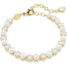 5742026 Swarovski Bilezik Matrıx:tb Pearl Whıte/gos