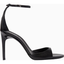 Schutz Scarlett 100 Nappa Deri Bilekten Bağlamalı, 100MM Ince Topuklu Lüks Sandalet