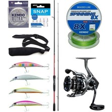 Yek Outdoor Spin Olta Seti Shimano Kamış Sienna Spinning Eva 2,69M 10-35G 2pc&okuma Safyre 4000A Olta Makinesi