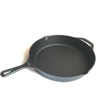 Storemax Kaplamasız Gerçek Demir Döküm Tava 30 cm Cast Iron Skillet PRE-SEASONED12 Inch