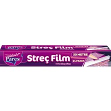 Parex Kesme Bıçaklı 50M Streç Film 24'lü Paket