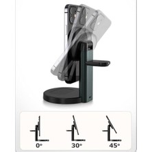 Storemax 3'ü 1 Arada Manyetik Magsafe Uyumlu Qi2 Kablosuz Şarj Standı ile Uyumlu- ile Uyumlu- ile Uyumlu (S36-A 3in1)