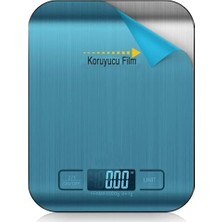 Storemax Dijital Mutfak Terazisi – Paslanmaz Çelik Yüzeyli Hassas Tartı, 5 kg Kapasiteli, Dara Özellikli, LCD Ekranlı, 5 Birim Dönüşümlü, Pilli,dijital Tartı