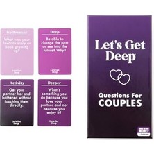 Storemax Do You Meme Let's Get Deep - The Relationship Game Full Of Questions For Couples -?