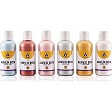 Storemax Akrilik Boya 60 ml x 6 Metalik Renkler