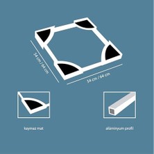 Storemax Çamaşır Makinesi Kurutma Makinesi Istifleme Birleştirme Kiti Candy Ayarlanabilir