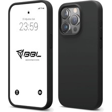 Storemax Kılıf Ince Sıvı Silikon 3 Katmanlı Tam Kaplamalı Yumuşak Jel Kauçuk Kılıf Kapak (15 Pro Max Siyah)