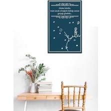 Storemax Kuşe Kağıt Duvar Posteri Gözler Kördür Insan Ancak Yüreğiyle Retro DRTR0048