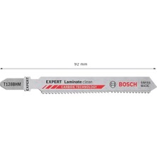 Storemax Professional 3x Expert 'laminate Clean' T 128 Bhm Dekupaj Testere Bıçakları (Dolu Laminant, Pvc, Hpl Yüksek Basınçlı Laminant, Uzunluk 92 Mm, Aksesuar Dekupaj Testeresi)