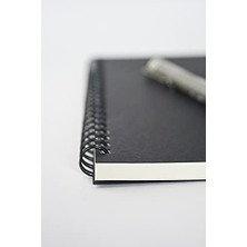 Storemax 2'li Çizgisiz Not Defter, A5 Boyut (15X21 Cm), 60 Yaprak Planlama, Siyah ve Kapaklar, Ofis Için Ideal