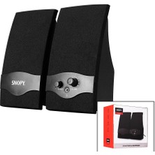 Go İthalat Snopy Sn-84 USB 2.0 Multimedya 1+1 Hoparlör Speakaer Set 4W (5440)