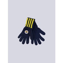 Fenerbahçe Çocuk Çubuklu Sarı Lacivert Eldiven