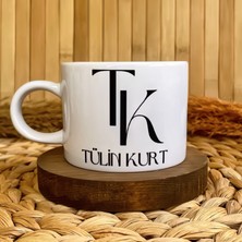 Loren Gift Baş Harf Temalı Kişiye Özel Isim Soyisim Porselen Elit Kupa Fincan 200 ml