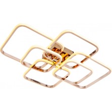 Avonni AR-7014-6101-6BKR Bakır Kaplama Modern Avize LED Alüminyum Silikon H: 13 cm, WxD: 71x56 cm