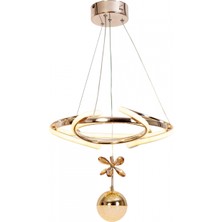 Avonni AV-7014-6161-3BKR-1TK Bakır Kaplama Modern Avize LED Alüminyum Silikon 43X43 cm