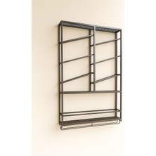 Merzana Metal Şaraplık  ve Kadehlik, Modern Metal Raf