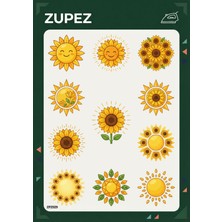 Zupez Ayçiçeği ve Güneş Temalı Ütüyle Uygulamalı Dekoratif Kumaş Transferi