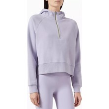 Vuori Restore Yarım Fermuarlı Kapüşonlu Sweatshirt, Organik Fransız Havlu, Rahat & Lüks