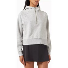 Vuori Restore Yarım Fermuarlı Kapüşonlu Sweatshirt, Organik Fransız Havlu, Rahat & Lüks