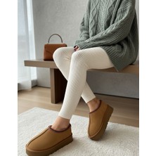 Slipcat Kadın Bot Kadın Ayakkabı Içi Kürklü Kısa Bot Model