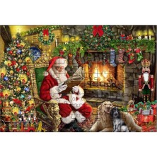 El Emeği Noel Baba Puzzle Yapboz 99 Parça