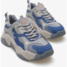 İnna Butikk Siyana Kadın Sneaker Ayakkabı - Mavi Gri